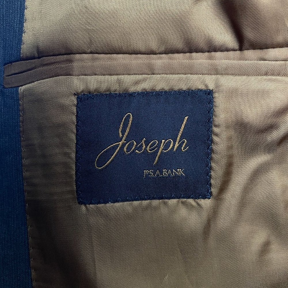 Joseph Jos.A.Bank Blazer Mens 40R Brown Grey Stripe Slim Fit Sport Coat Jacket - Picture 10 of 11